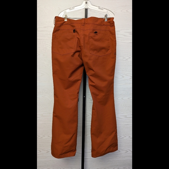 Airblaster Fancy Pants Freedom Women's Ski Snowboard Pants Rust Orange Brown - Picture 4 of 6